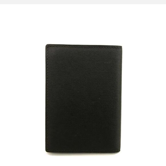 Dunhill Logo Black Leather Card Case EUC - Picture 4 of 7